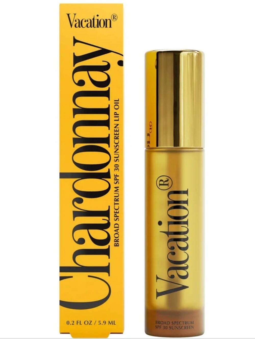 5/$25 or Free Gift: Vacation Chardonnay SPF 30 Lip Oil